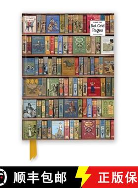 【3-4周达】博德利图书馆点阵日志本 Bodleian Libraries: High Jinks Bookshelves (Foiled Dot Grid Journal) [9781835626085]