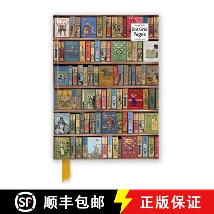 【3-4周达】博德利图书馆点阵日志本 Bodleian Libraries: High Jinks Bookshelves (Foiled Dot Grid Journal) [9781835626085]