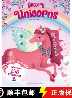 【3-4周达】Glittery Unicorns: Dress Me Up in Stickers! [9788854419551]