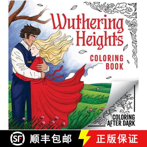 【3-4周达】Wuthering Heights Coloring Book: A Romantic Cosy Colouring Book for Adults and Teens [9781526368355]