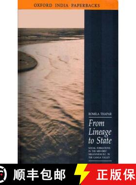 预订 From Lineage to State: Social Formations of the Mid-First Millenium BC in the Ganga Valley [9780195626759]