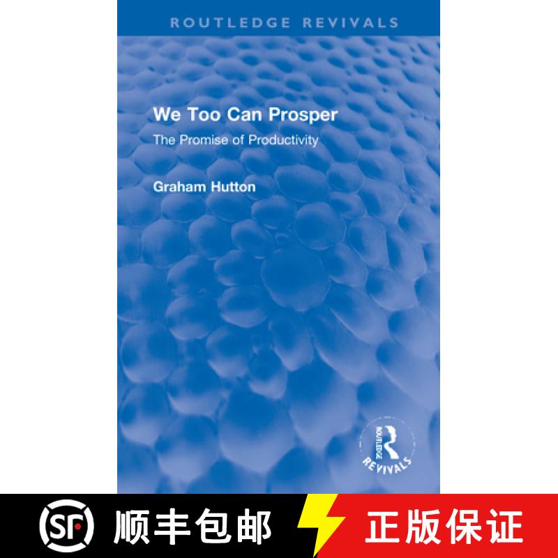 【3-4周达】We Too Can Prosper: The Promise of Productivity [9781032266039]
