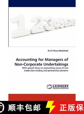 预订 Accounting for Managers of Non-Corporate Undertakings [9783844326758]