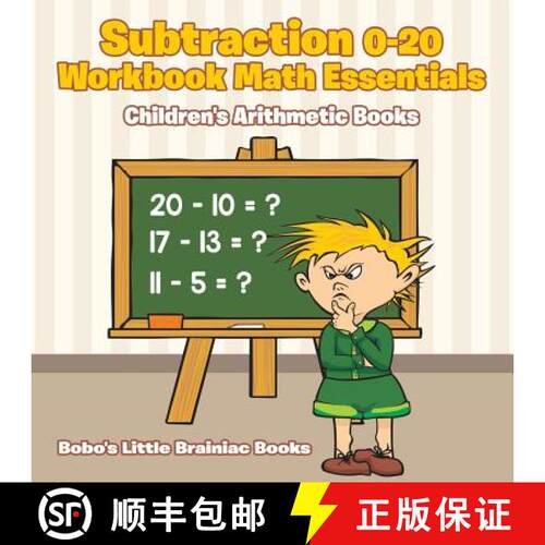 【3-4周达】Subtraction 0-20 Workbook Math Essentials - Children's Arithmetic Books [9781683271437]