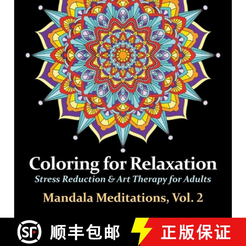 【2-3周达】Mandala Meditations, Volume 2: Stress Reduction & Art Therapy for Adults [9781629270289]