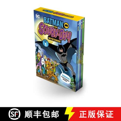 预订 Batman and Scooby-Doo! Mysteries Boxed Set #1: The Case of the Cursed Crop, the Chilling Ice Rin... [9781669063827]