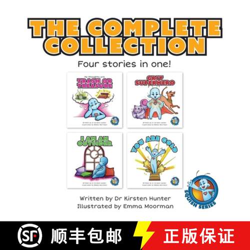 【3-4周达】精装 Squish Series: The Complete Collection: Four stories in one! [9781922742254]