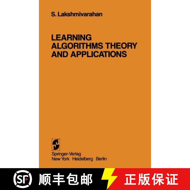 【4周达】Learning Algorithms Theory and Applications: Theory and Applications [9780387906409]
