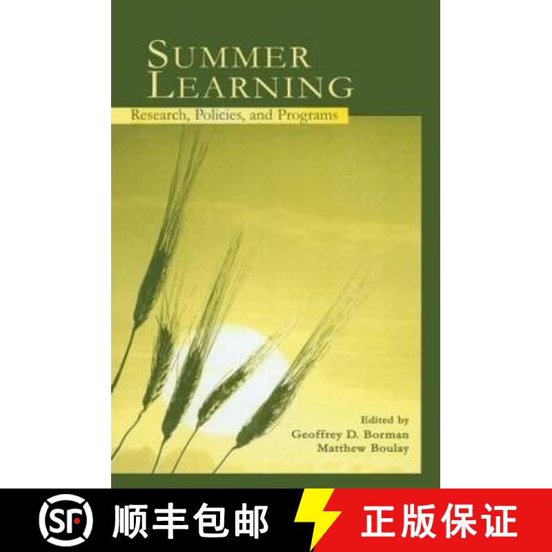 【3-4周达】Summer Learning: Research, Policies, and Programs [9780415652131]