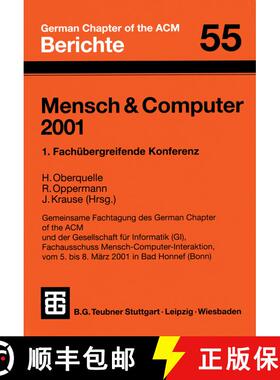 【3-4周达】Mensch & Computer 2001: 1. Fachübergreifende Konferenz [9783519027485]