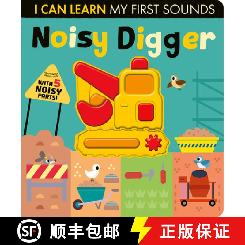 【3-4周达】Noisy Digger: With 5 Noisy Parts and an On/Off Switch on the Back Cover! [9781680106848]