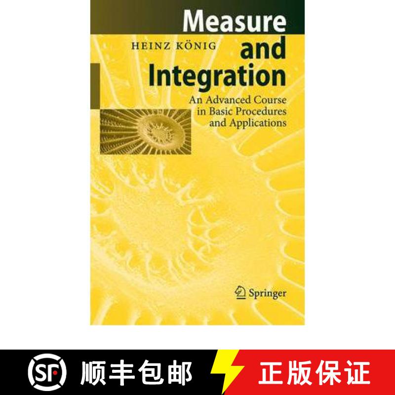 【3-4周达】Measure and Integration : An Advanced Course in Basic Procedures and Applications [9783642082771]
