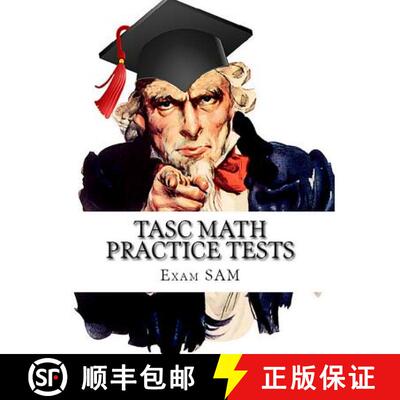 预订 TASC Math Practice Tests: Math Study Guide for the Test Assessing Secondary Completion with 400 ... [9780999808771]