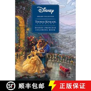 【3-4周达】Disney Dreams Collection Thomas Kinkade Studios Disney Princess Coloring Book [9781524865559]