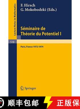 【3-4周达】Séminaire de Théorie Du Potentiel, Paris, 1972-1974, No. 1 [9783540076919]