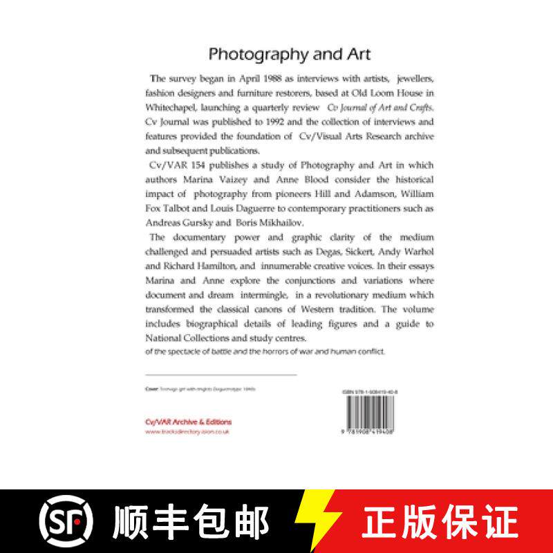 预订 Photography and Art: Documents and Dreams [9781908419408]