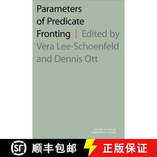 【3-4周达】精装 PARAMETERS OF PREDICATE FRONTING OSCS C [9780197545553]