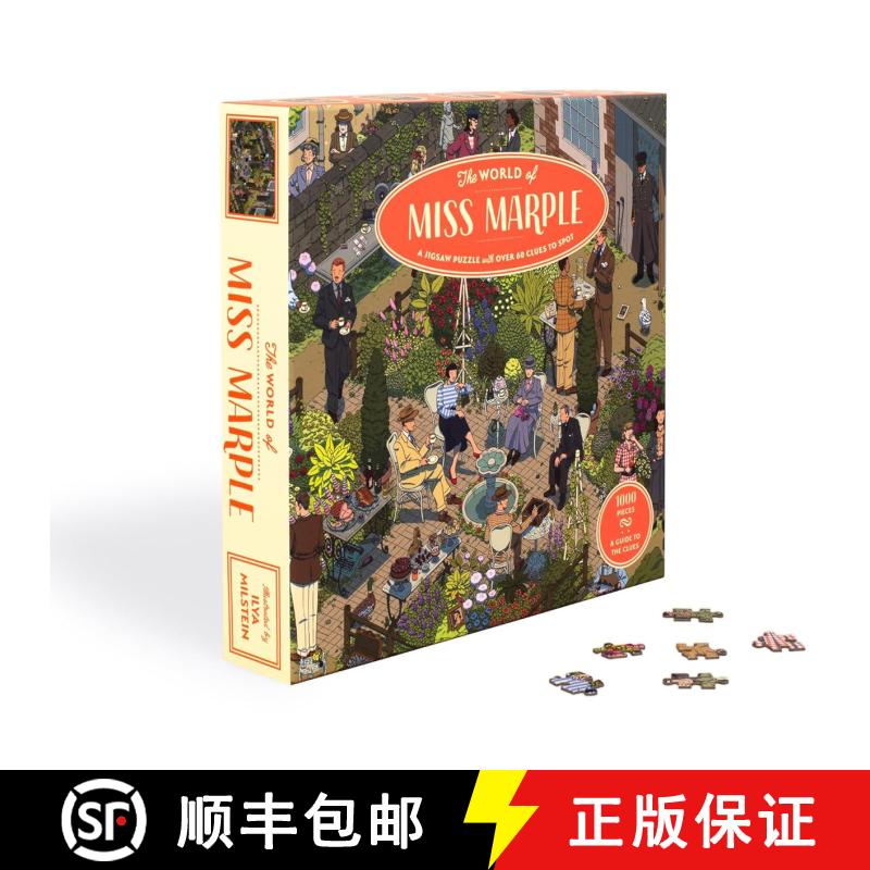 现货 拼图 马普尔小姐的世界 The World of Miss Marple 1000 Piece Puzzle: A 1000-Piece Jigsaw Puzzle [9781399608657]