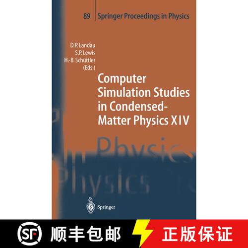 【3-4周达】Computer Simulation Studies in Condensed-Matter Physics XIV : Proceedings of the Fourteent... [9783642639678]