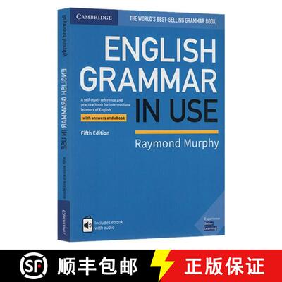 【3-4周达】剑桥英语语法中级 第五版 English Grammar in Use Book with Answers and Interactive eBook: A ... [9781108586627]