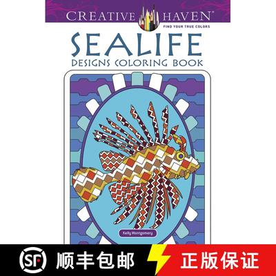 预订 Creative Haven Sealife Designs Coloring Book (First Edition, First) (First Edition, First) [9780486490885]
