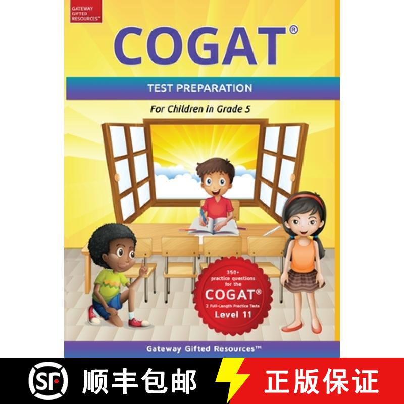 【2-3周达】COGAT Test Prep Grade 5 Level 11: Gifted and Talented Test Preparation Book - Practice Tes... [9781733113236]