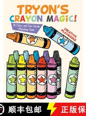 【3-4周达】Tryon's Crayon Magic! 16 Colors and Color Words Matching Game [9781683234517]