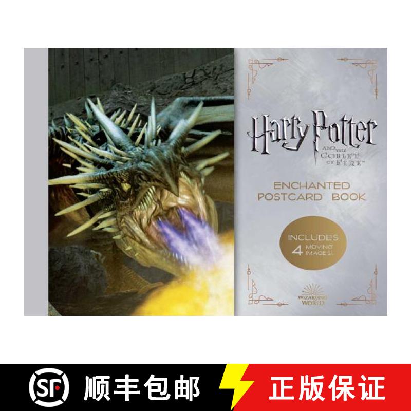 【2-3周达】Harry Potter and the Goblet of Fire Enchanted Postcard Book [9781683835110]