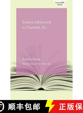 【3-4周达】Letters Addressed to Clarinda, &c. [9781570038808]