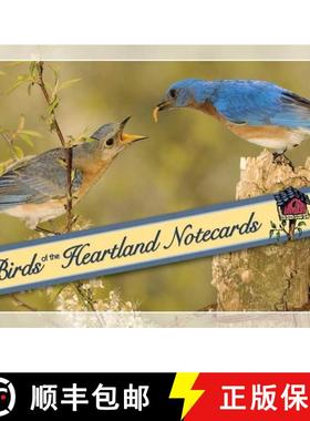 【3-4周达】Birds of the Heartland Notecards [With 12 Envelopes] [9781591931676]