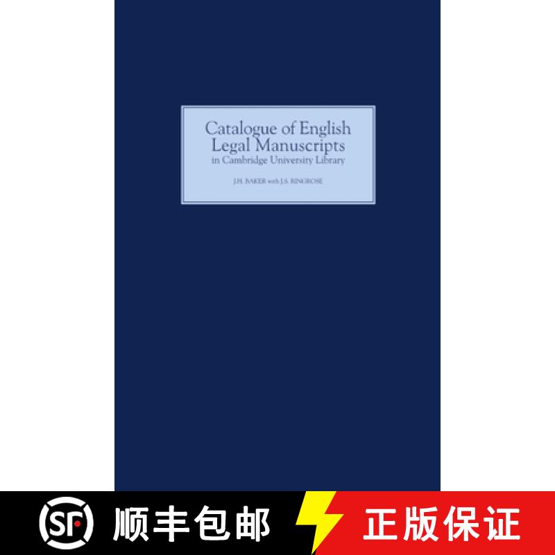 【4周达】Catalogue of English Legal Manuscripts in Cambri - With Codicological Descriptions of the Ea... [9780851153766]