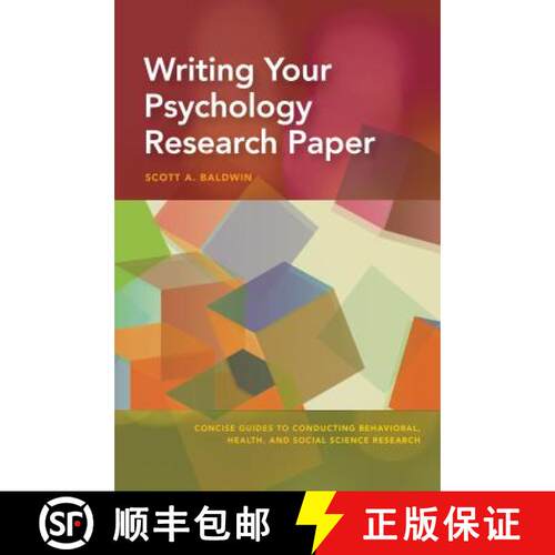 【3-4周达】Writing Your Psychology Research Paper [9781433827075]