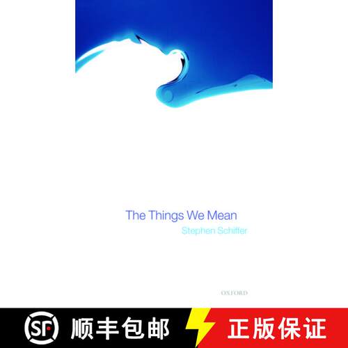 【3-4周达】精装 The Things We Mean [9780198241089]