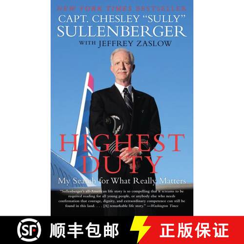 【3-4周达】Highest Duty: My Search for What Really Matters [9780061924699]