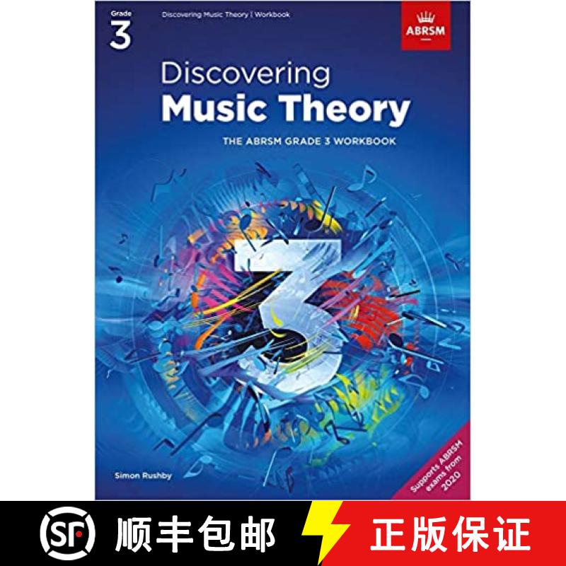 【2-3周达】Discovering Music Theory, The ABRSM Grade 3 Workbook (Theory workbooks (ABRSM)) [9781786013477]