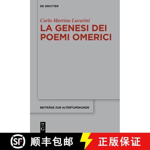 【3-4周达】精装 La genesi dei poemi omerici [9783110650044]
