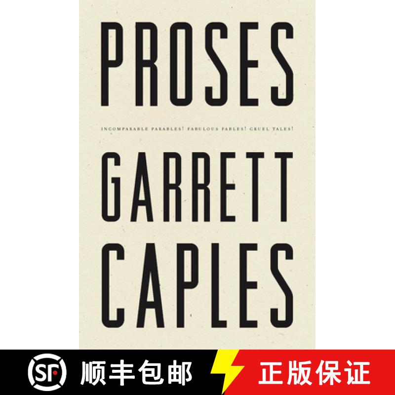 【4周达】Proses : Incomparable Parables! Fabulous Fables! Cruel Tales! [9781950268979]