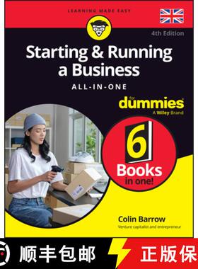 【3-4周达】Starting & Running a Business All-in-One For Dummi es, 4th Edition (UK Edition) [9781394201655]