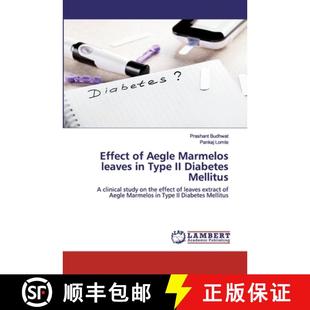 Diabetes Type 9786202531481 Effect Aegle 预订 Marmelos Mellitus leaves