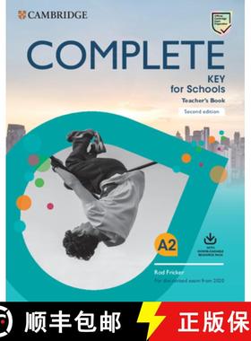 剑桥KET考试 教师书（带音频和可影印习题集） Complete Key for Schools Teacher's Book with Downloadable ... [9781108539418]