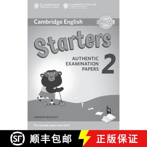 【3-4周达】Cambridge English Young Learners 2 for Revised Exam from 2018 Starters Answer Booklet: Aut... [9781316636268]