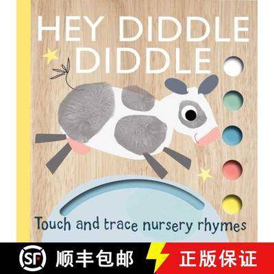 【3-4周达】Touch and Trace Nursery Rhymes: Hey Diddle Diddle [9781684129591]