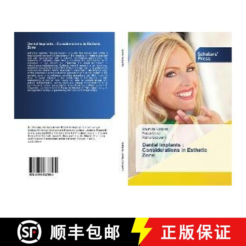 预订 Dental Implants : Considerations in Esthetic Zone [9783659837524]