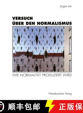 【3-4周达】Versuch über den Normalismus : Wie Normalität produziert wird [9783531128801]