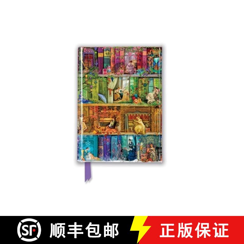 【2-3周达】Aimee Stewart: A Stitch in Time Bookshelf (Foiled Pocket Journal) [9781787555792]