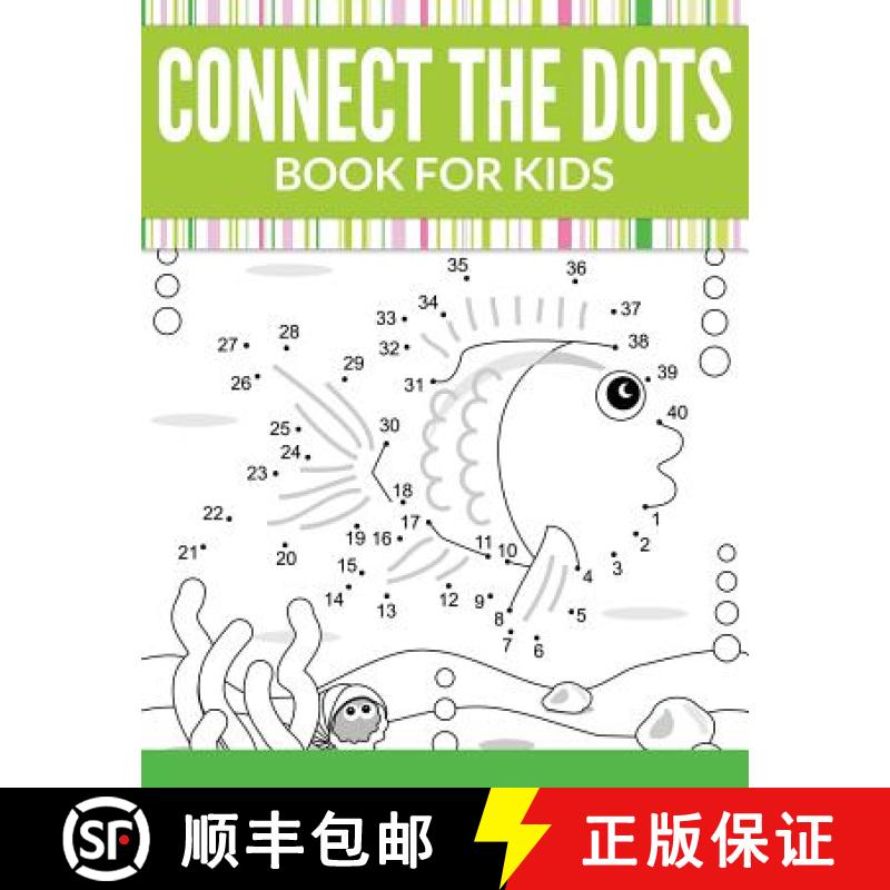 【3-4周达】Connect The Dots Book For Kids [9781681450445]