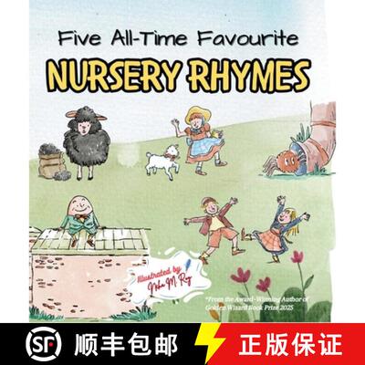 【3-4周达】精装 Five All-Time Favourite Nursery Rhymes: A Beautifully Illustrated for Toddlers & Pres... [9789811780875]