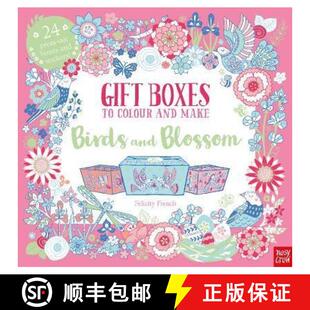 Gift Boxes to Colour and Make: Birds and Blossom [9780857638687]