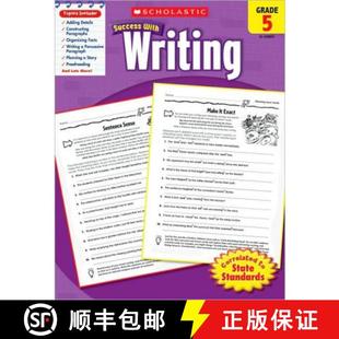 预订 Scholastic Success with Writing: Grade 5 Workbook [9780545200752]