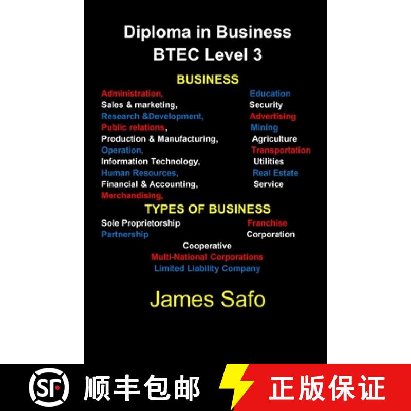 【2-3周达】Diploma in Business BTEC Level 3 [9781917753074]